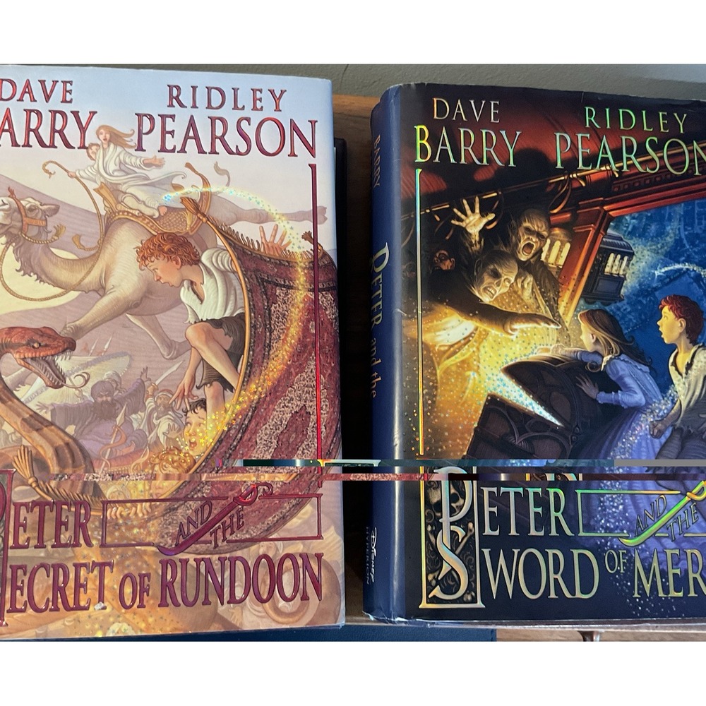 Peter and the Secret of Rundoon And Peter And The Sword Of Mercy Book Lot